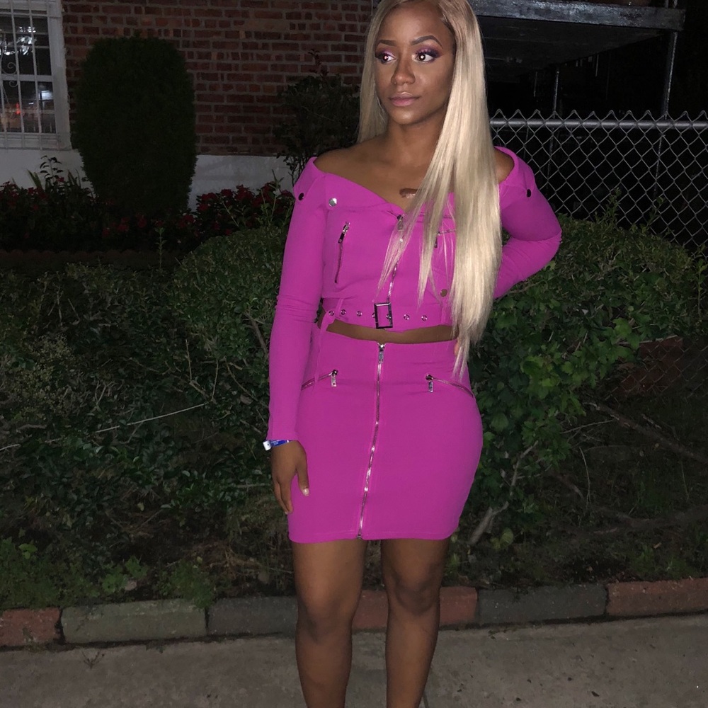 **SOLD** Bad Gal Barbie Skirt Set